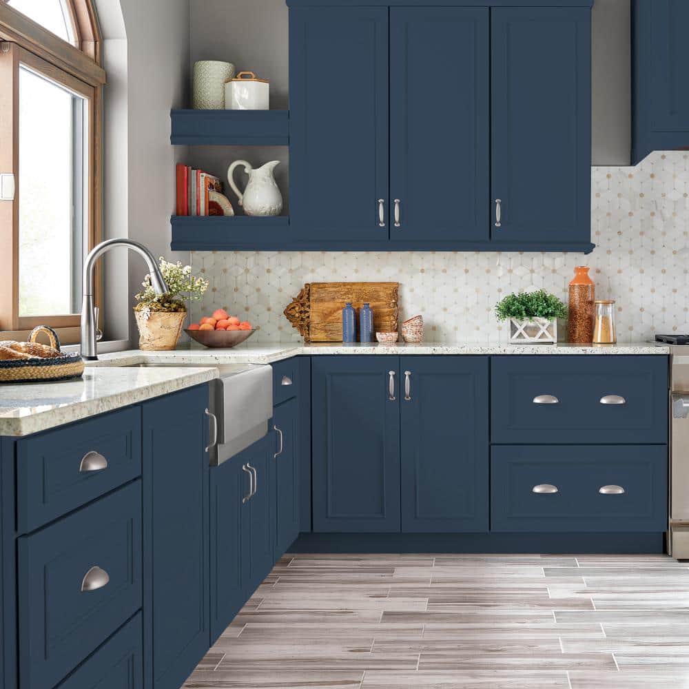 BEHR PREMIUM #MQ5-54 Enamel Interior/Exterior Cabinet, Door & Trim Paint (4)