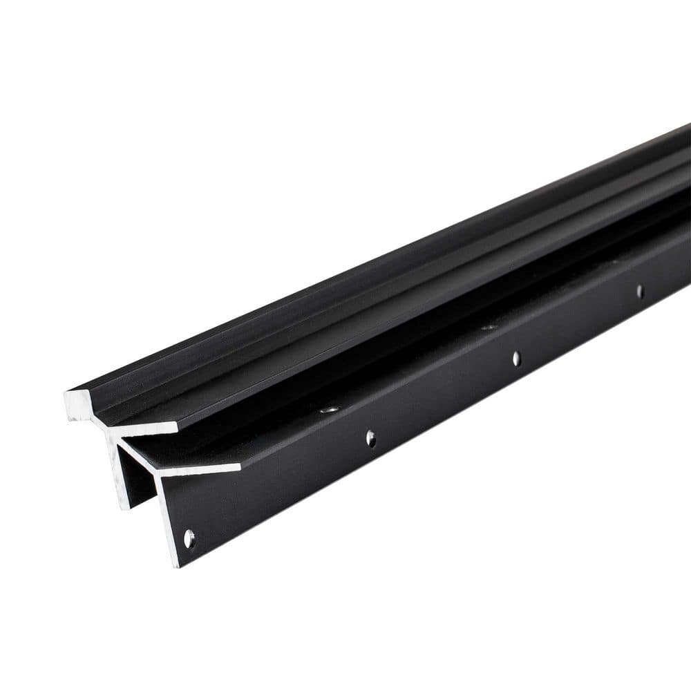 Outwater 18-Pack 1.50 in. D x 1.50 in. W x 72 in. L Finished Black Powder Coated Aluminum Corner Moulding Fits 3/4 in. Boards (1)