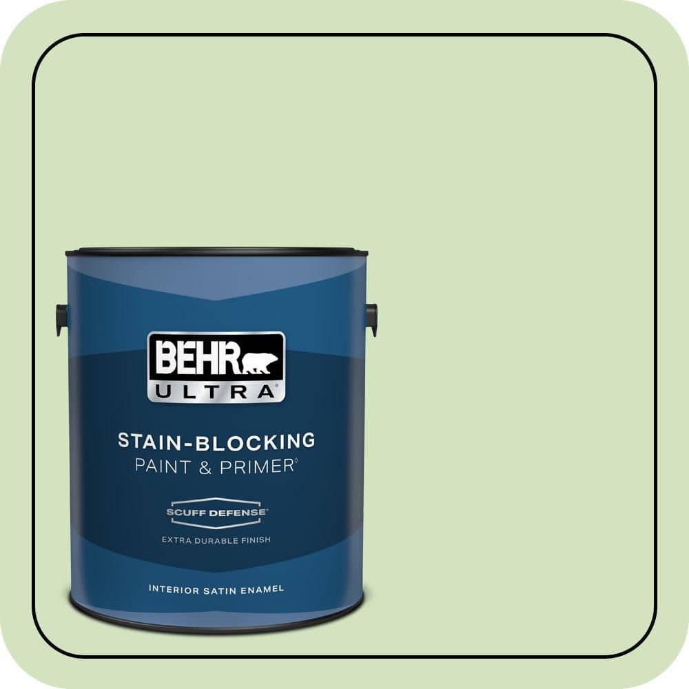 BEHR ULTRA 1 gal. #P380-3 Irish Folklore Extra Durable Satin Enamel Interior Paint & Primer