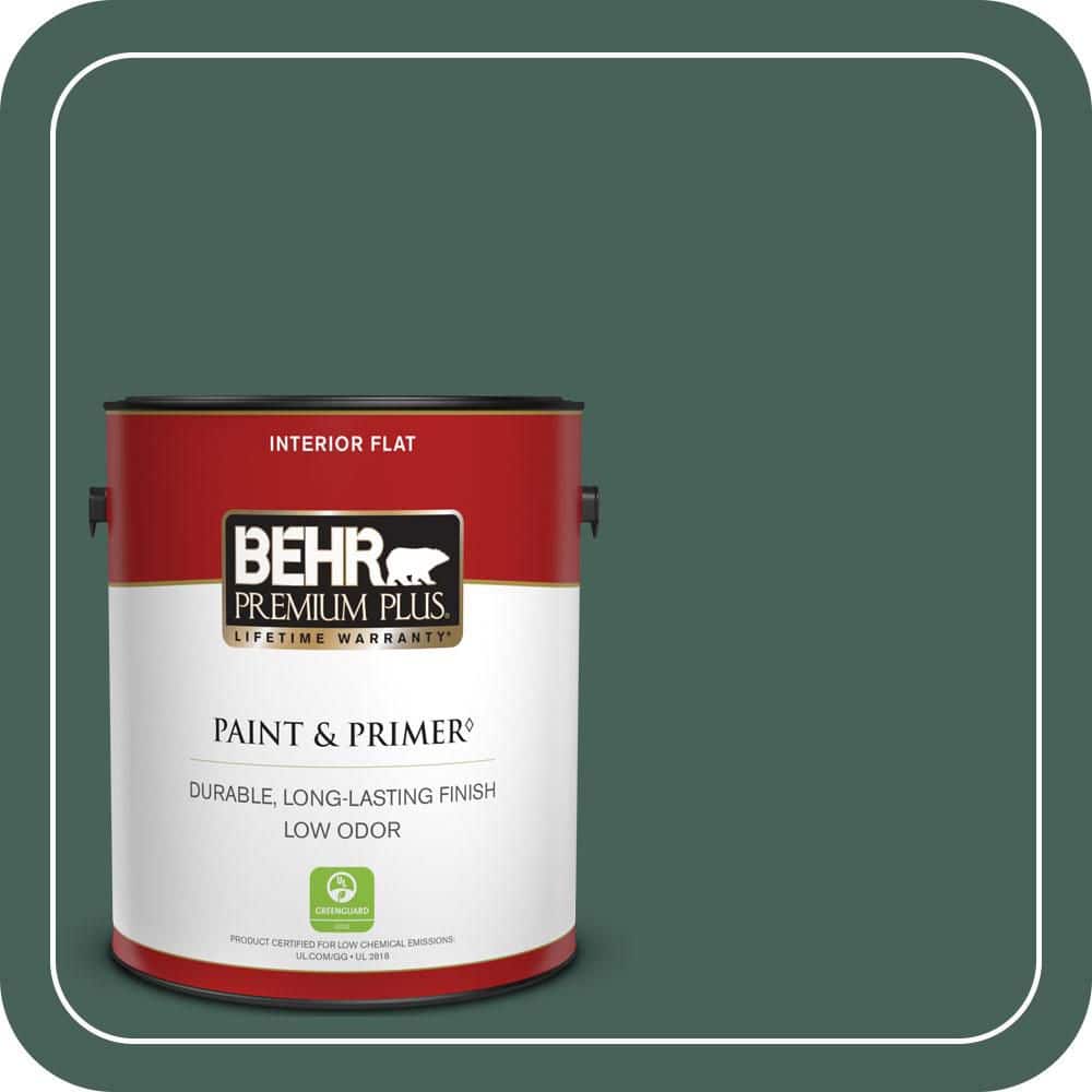 BEHR PREMIUM PLUS 1 gal. #T18-20 Equilibrium Flat Low Odor Interior Paint & Primer