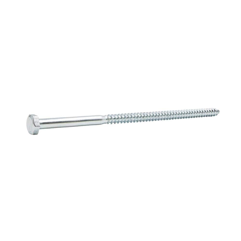 Everbilt 1/4 in. x 6 in. External Hex Hex-Head Lag Screws (50-Pack)