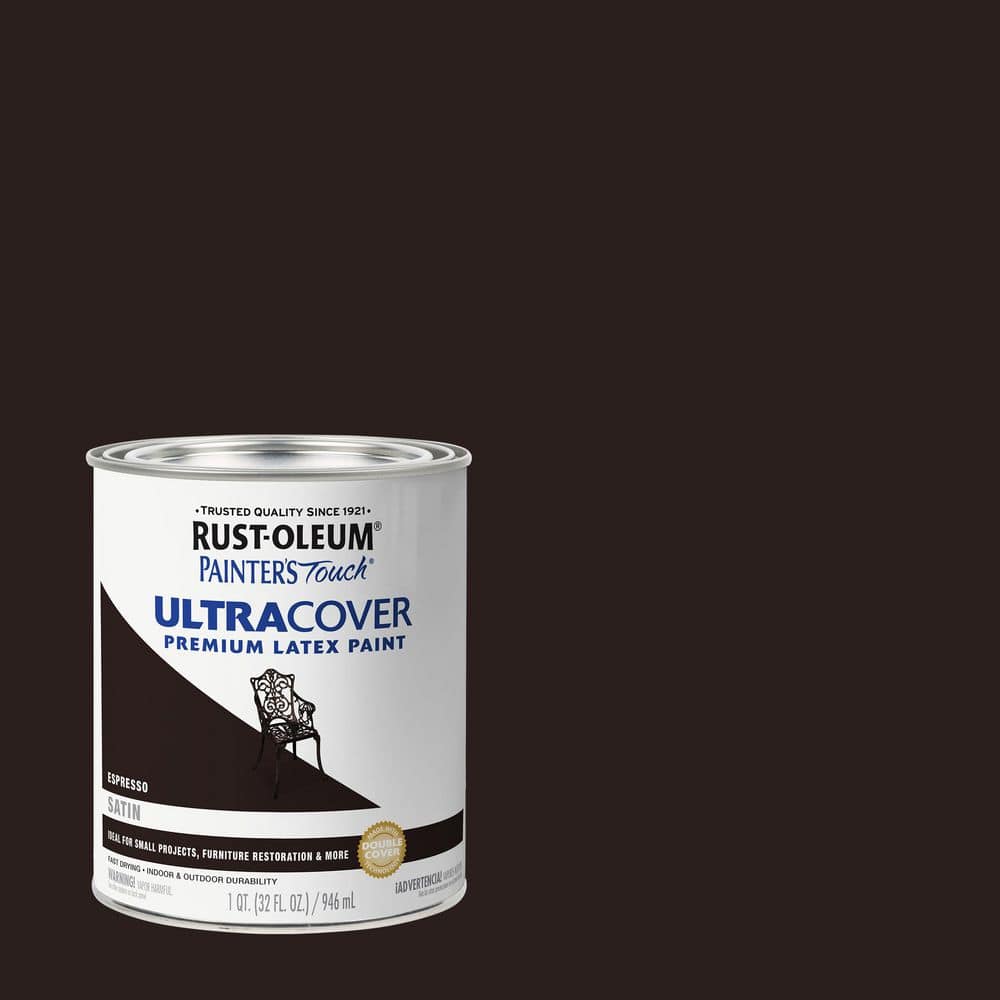 Rust-Oleum Painter's Touch 32 oz. Ultra Cover Satin Espresso General Purpose Paint