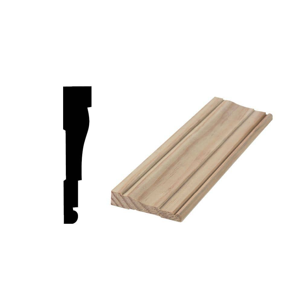 Woodgrain Millwork WM 445 11/16 in. x 3-1/4 in. x 96 in. Solid Pine Casing (1)