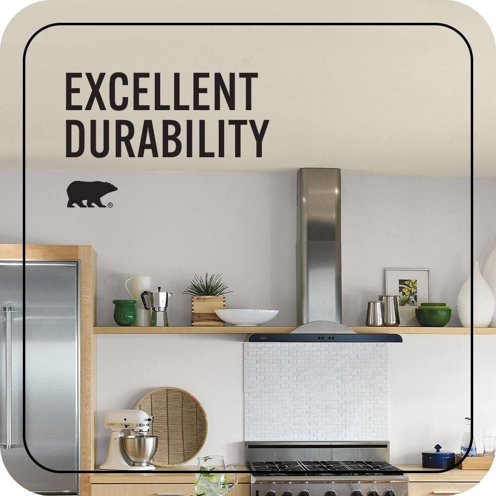 BEHR ULTRA 1 gal. #BWC-27 Alpaca Blanket Ceiling Flat Interior Paint and Primer (3)