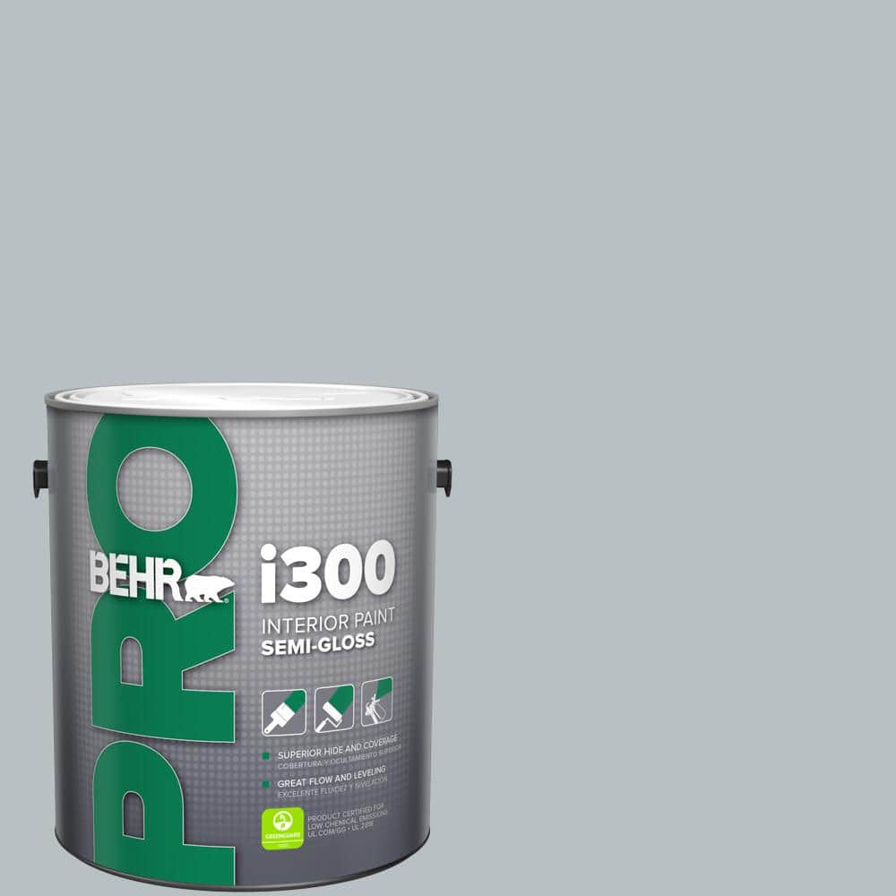 BEHR PRO 1 gal. #750E-3 Skyline Steel Semi-Gloss Interior Paint