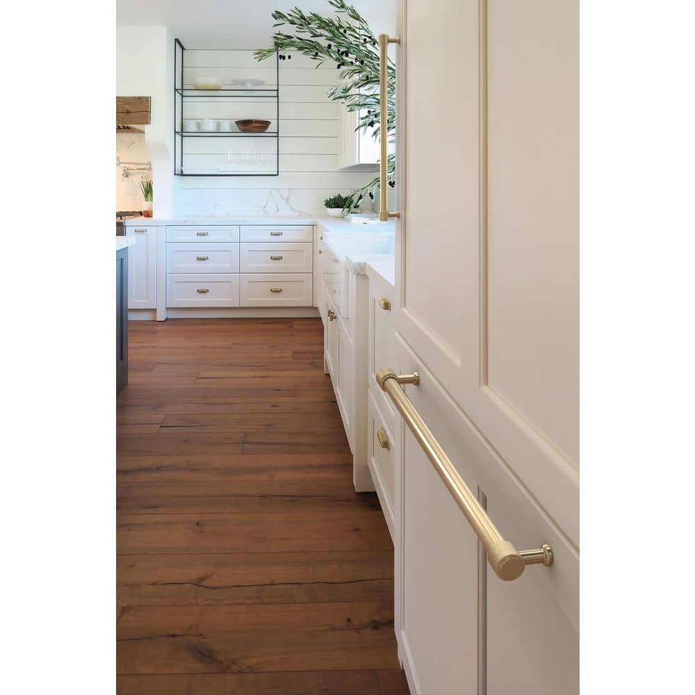 Amerock Faraday 18 in. (457mm) Center-to-Center Golden Champagne Classic Appliance Pull (2)
