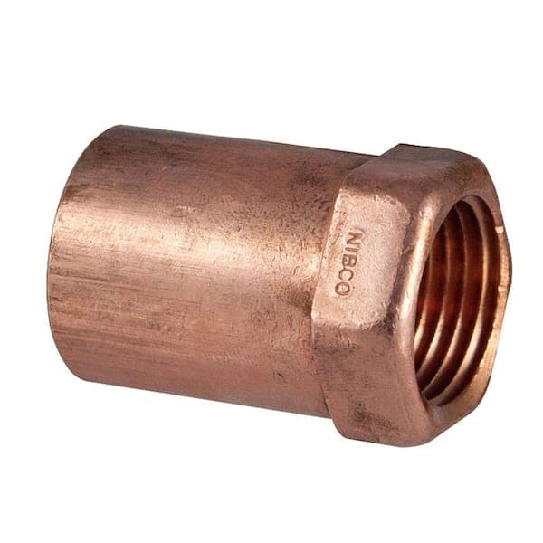 Everbilt 1/2 in. x 3/8 in. Copper Pressure Cup x FIP Female Adapter Fitting (2)