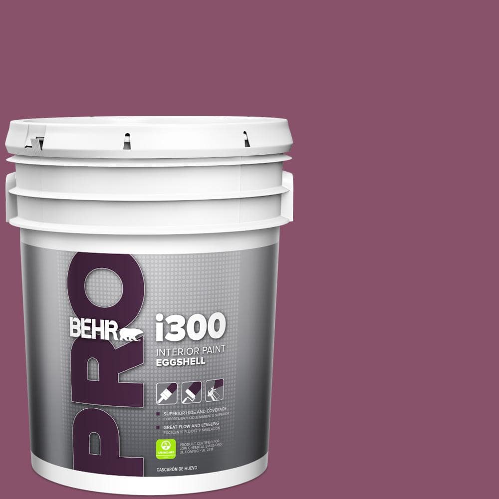 BEHR PRO 5 gal. #M120-7 Raspberry Crush Eggshell Interior Paint
