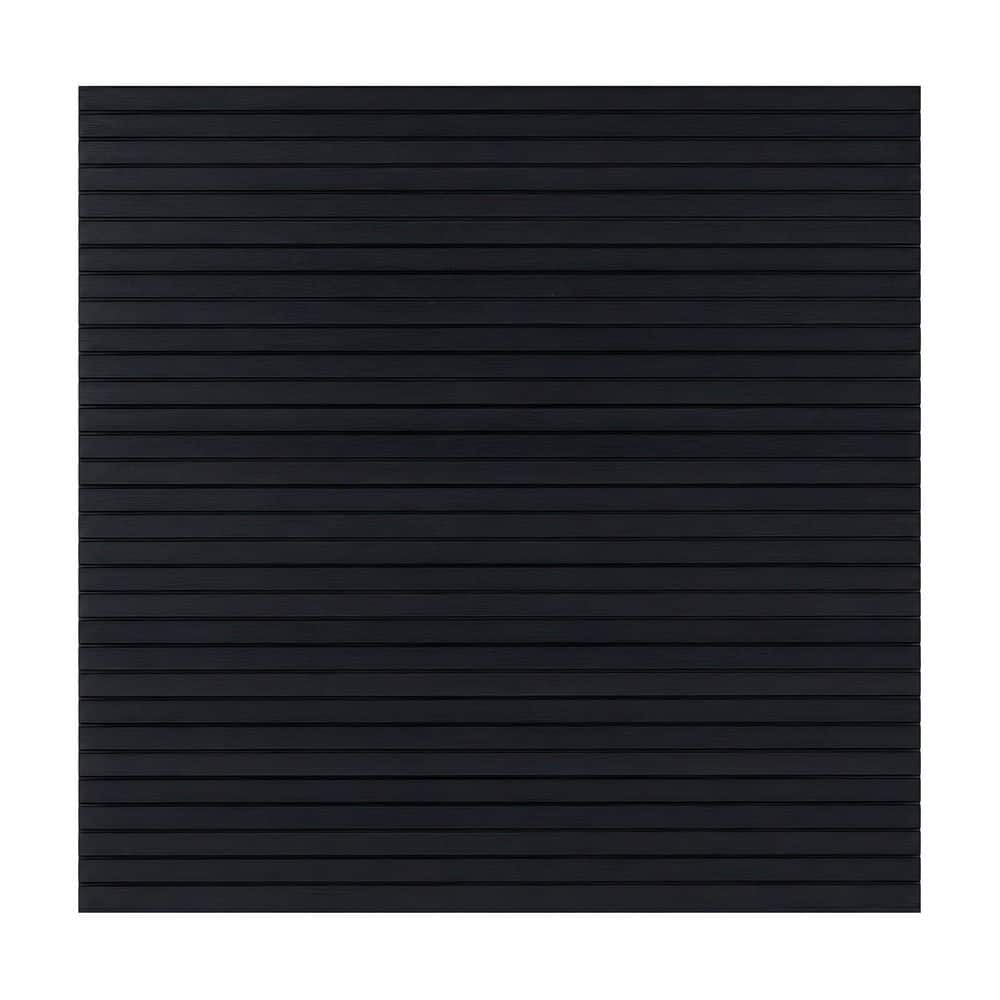 mondaria 5.9 ft. H x 5. 9ft. W Onyx Black Composite Waterproof Fence Panel-Zero Rot and Fade Resistance