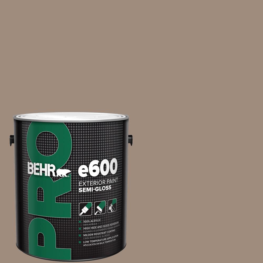 BEHR PRO 1 gal. #BXC-49 Smokey Tan Semi-Gloss Exterior Paint