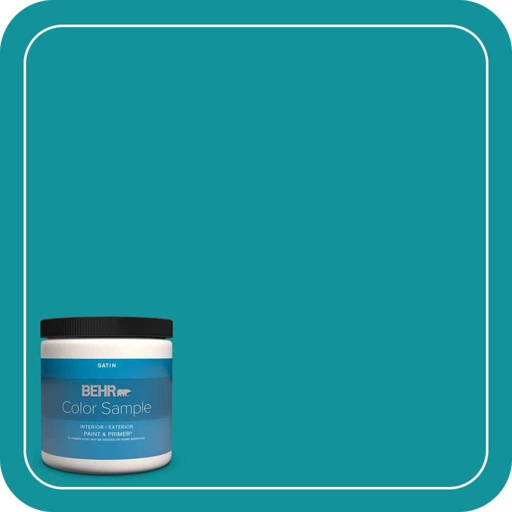 BEHR PREMIUM PLUS #500B-6 Peacock Feather Flat Low Odor & Primer (1)