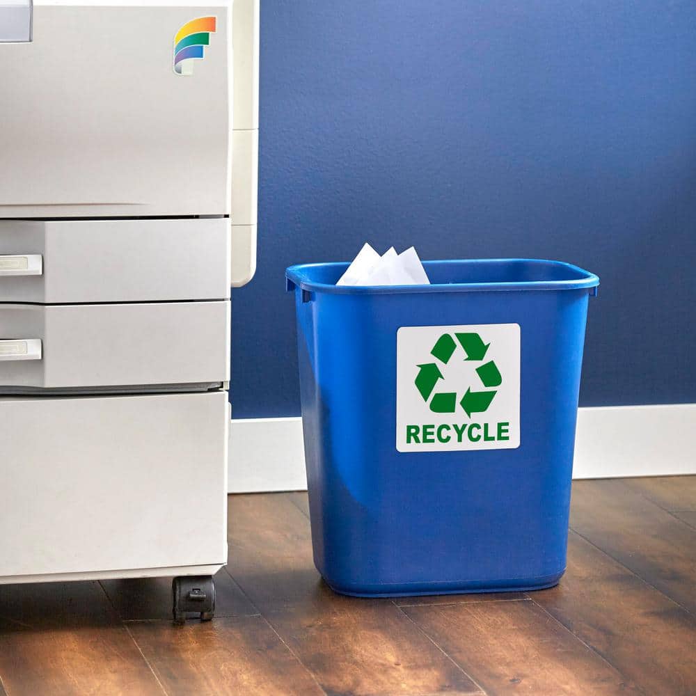 Everbilt 6 in. x 6 in. Self Adhesive Recycle Sign (3)