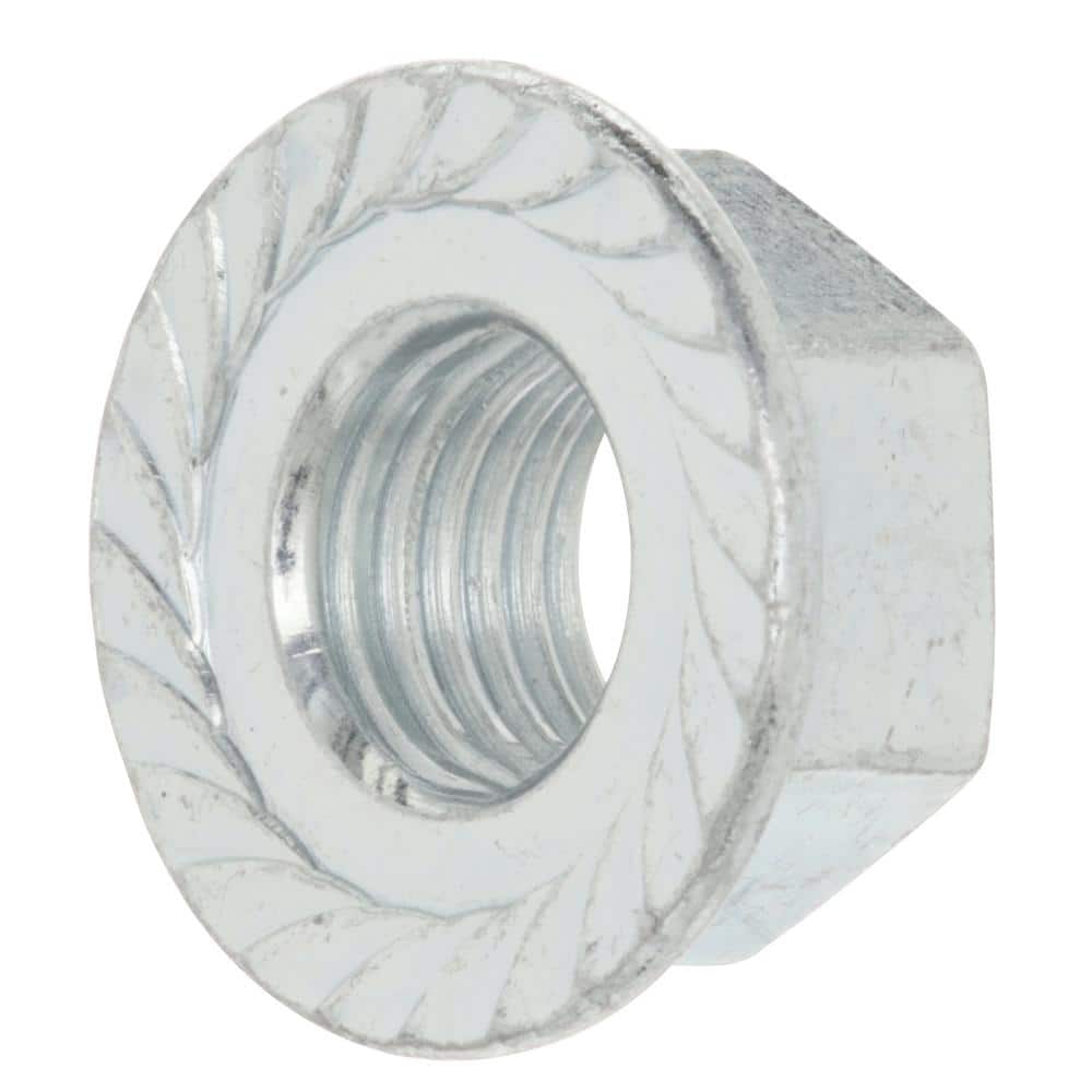 Everbilt M10-1.25 Zinc Metric Flange Nut (2 per Bag) (3)