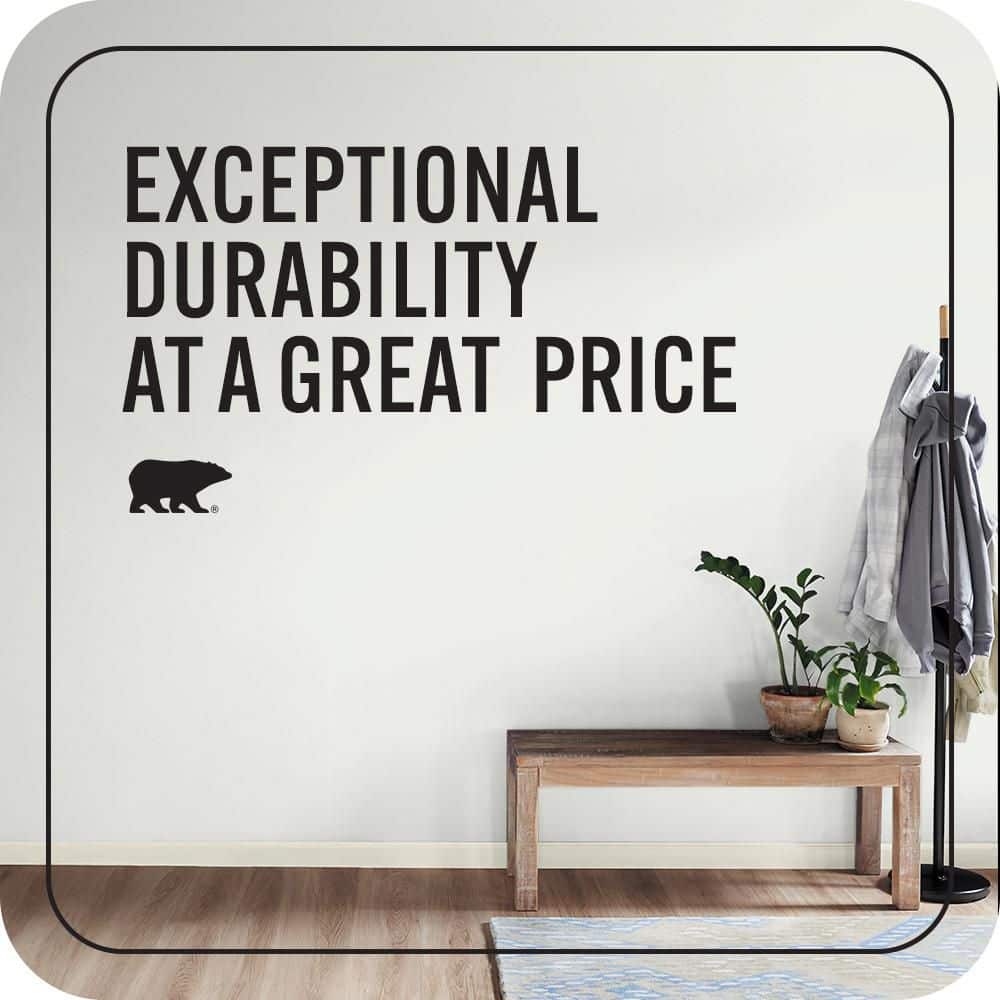 BEHR PREMIUM PLUS #710E-1 Snow Leopard Flat EcoMix Plant-Based & Primer (4)