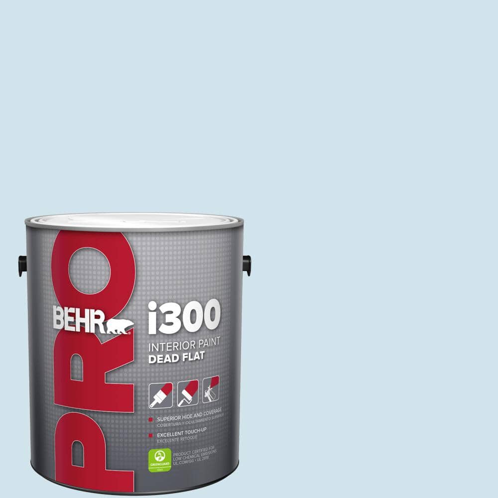 BEHR PRO 1 gal. #550A-1 Sea Sprite Dead Flat Interior Paint