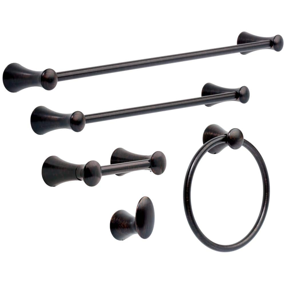 Delta Lahara Single Towel Hook Bath Hardware Accessory in Venetian Bronze (2)