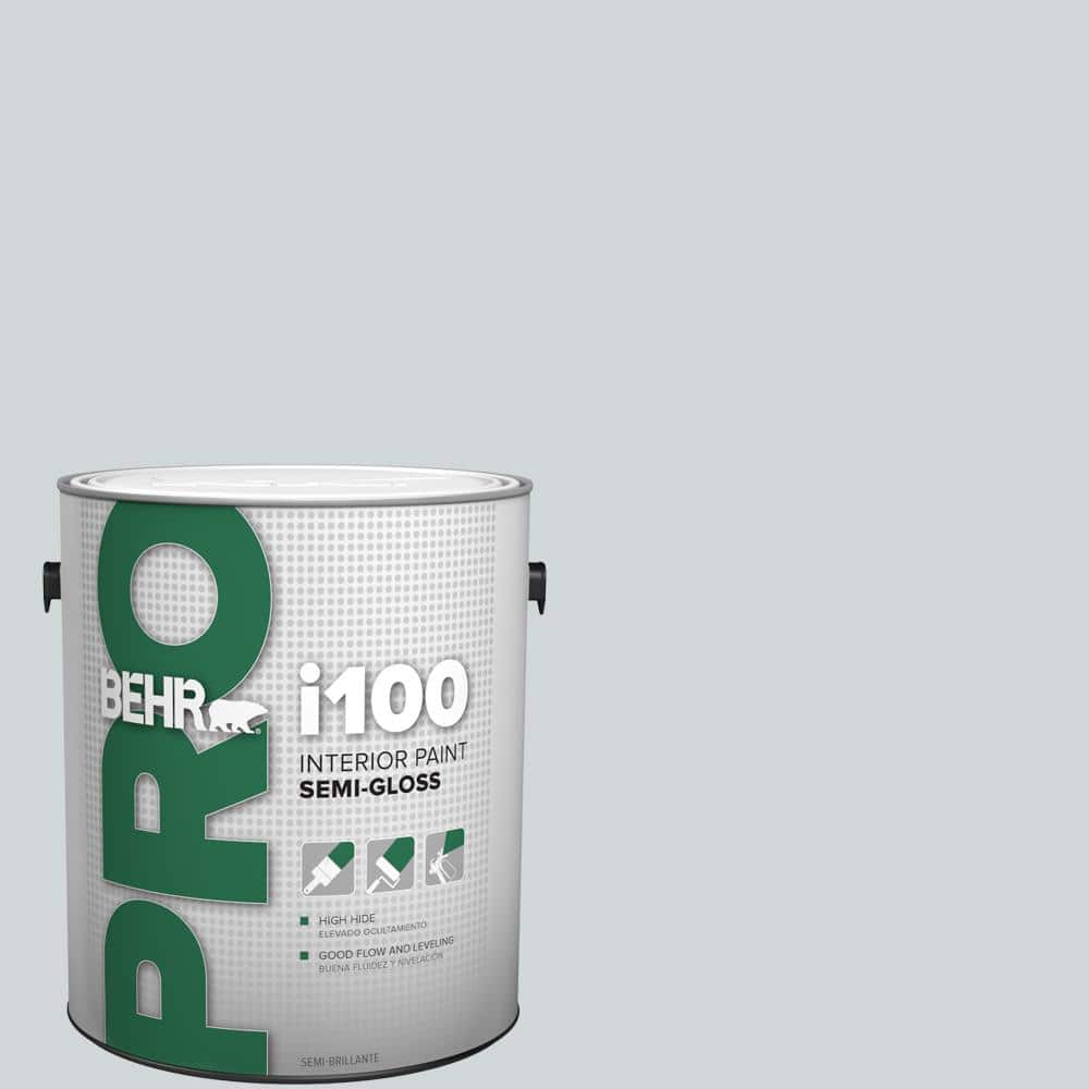 BEHR PRO 1 gal. #750E-2 Twilight Gray Semi-Gloss Interior Paint