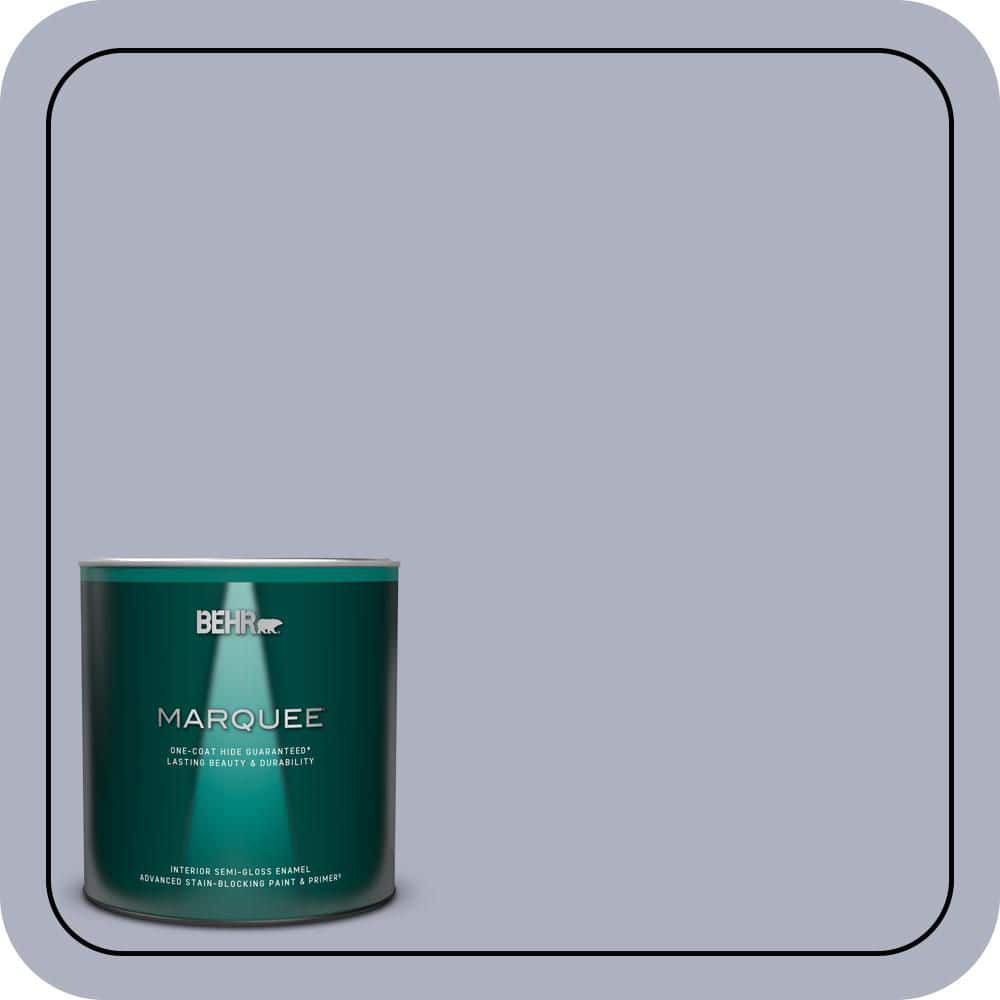 BEHR MARQUEE 1 qt. #S550-3 Chivalrous One-Coat Hide Semi-Gloss Enamel Interior Paint & Primer