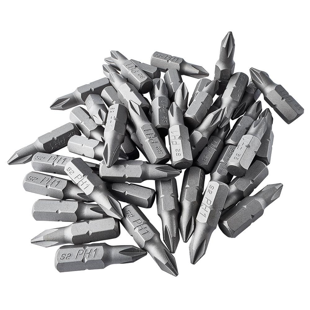 ToolPro 1 Alloy Steel Phillips Bits in Interlocking Storage Box (50-Piece) (2)