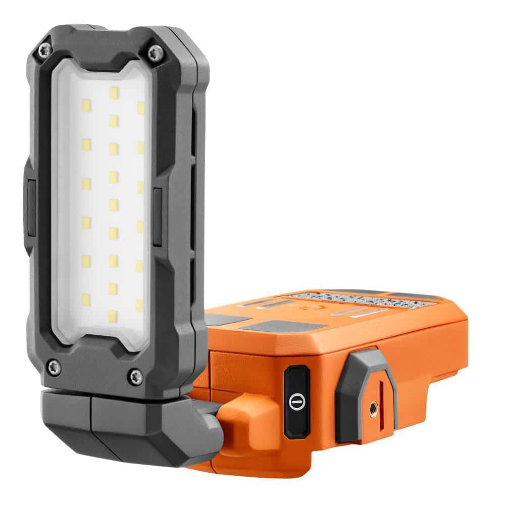 RIDGID 18V Cordless Magnetic Task Light Kit with 2.0 Ah Battery and Charger