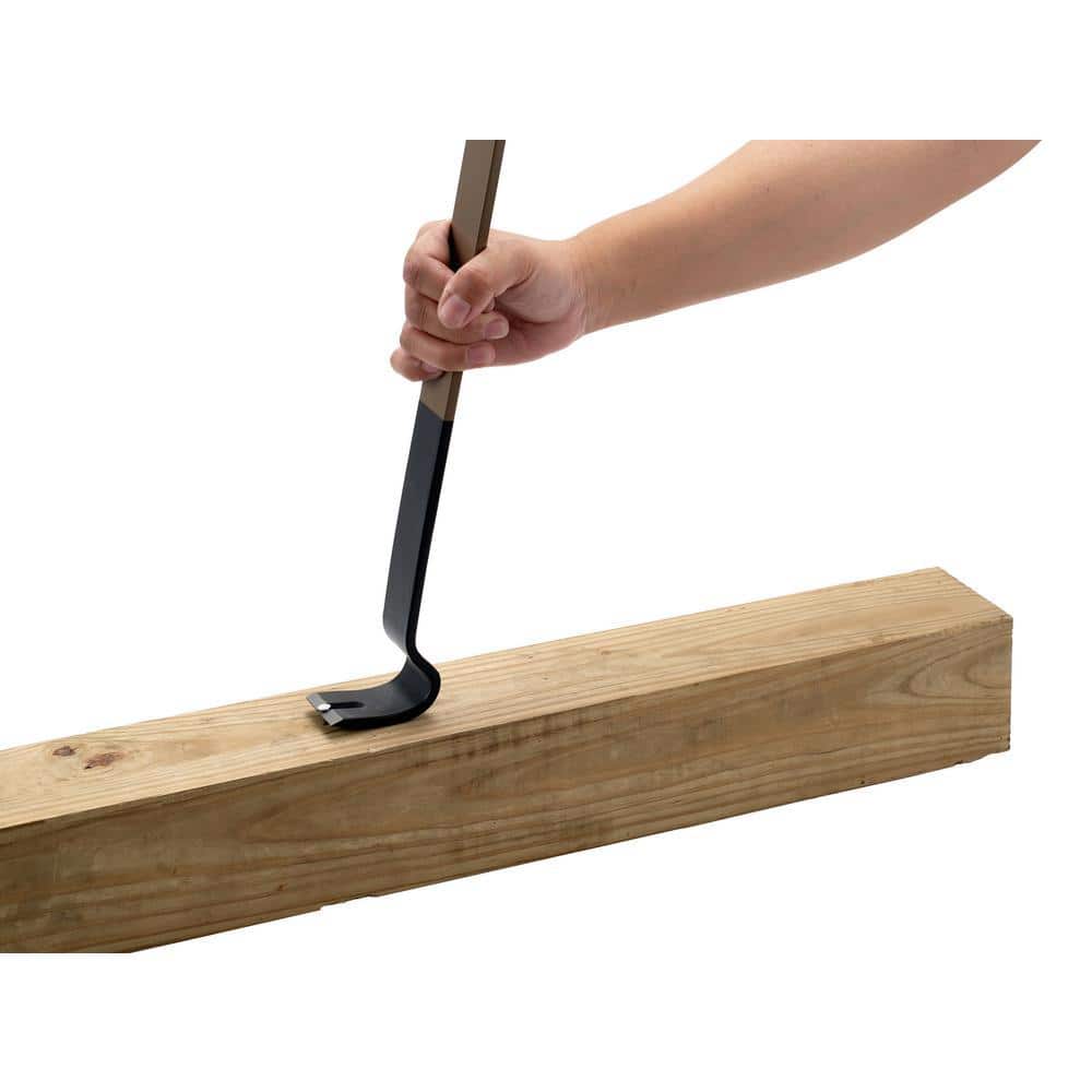 SPEC OPS 21 in. Flat Pry Bar Crowbar, Curved Rocker Head, Teardrop Nail Puller, High-Carbon Steel (3)