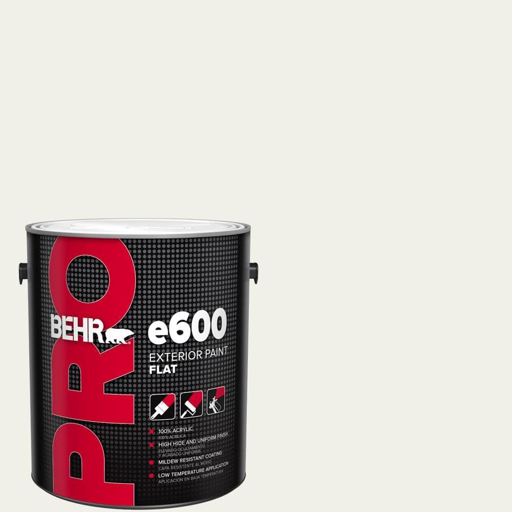 BEHR PRO 1 gal. #ECC-63-2 Aspen Snow Flat Paint