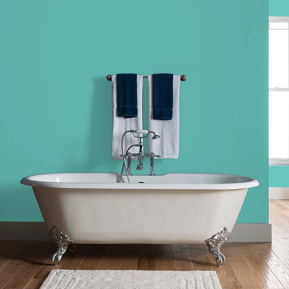Glidden 8 oz. PPG1231-5 Artesian Well Satin Interior Paint Sample (3)