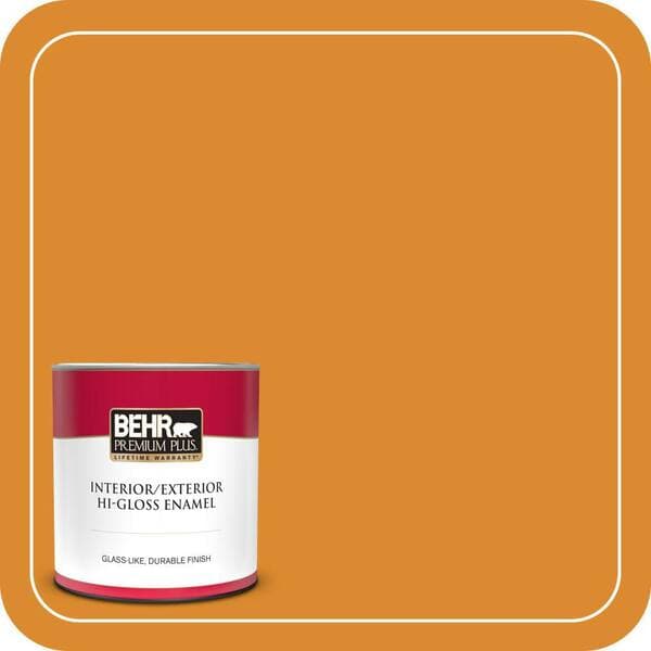 BEHR PREMIUM PLUS #280B-7 Status Bronze Enamel Interior/Exterior Paint & Primer Color Sample (4)