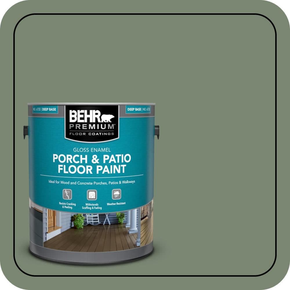 BEHR PREMIUM 1 gal. #440F-5 Winter Hedge Gloss Enamel Interior/Exterior Porch and Patio Floor Paint