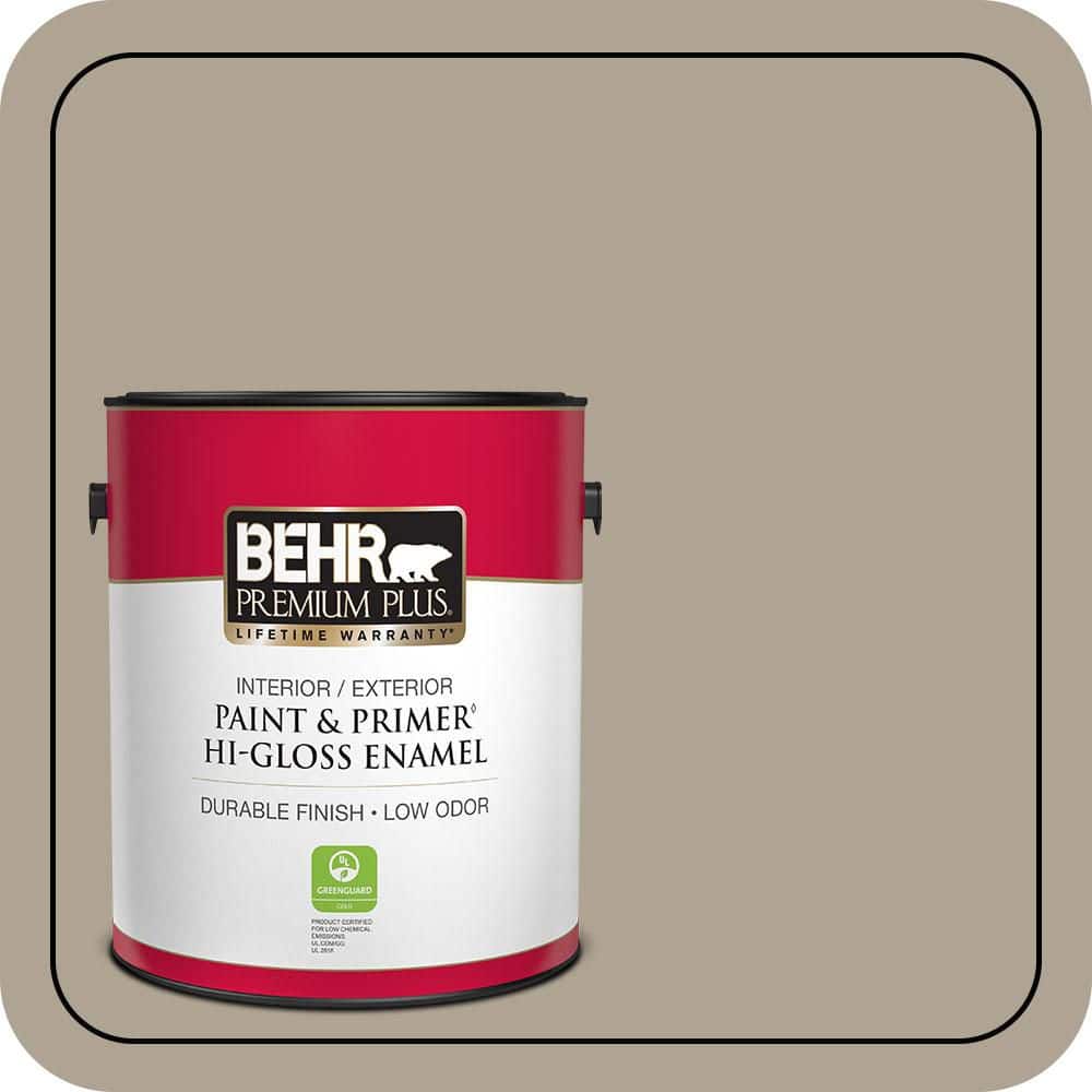BEHR PREMIUM PLUS #730D-4 Garden Wall Enamel Low Odor & Primer (1)
