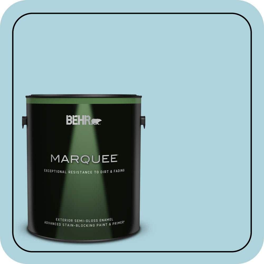BEHR MARQUEE 1 gal. #MQ4-55 Balboa Semi-Gloss Enamel Exterior Paint & Primer