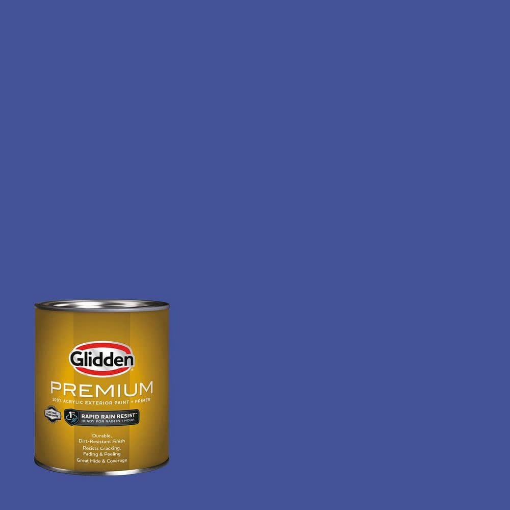 Glidden Premium 1 qt. PPG1245-7 Crushed Velvet Satin Exterior Latex Paint