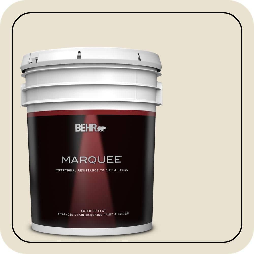 BEHR MARQUEE 5 gal. #S330-1 Baby Artichoke Flat Exterior Paint & Primer