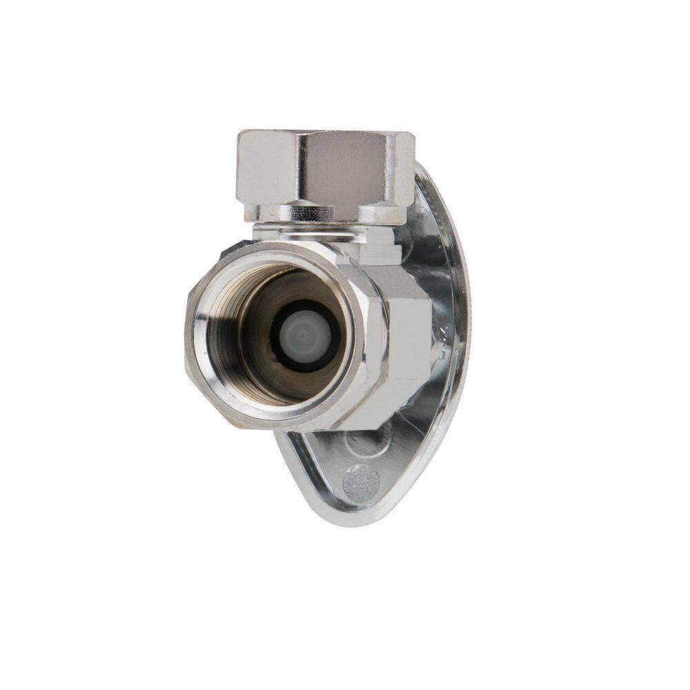 BrassCraft . FIP Inlet 7/16 in. and Slip-Joint Outlet Multi-Turn Valve (3)