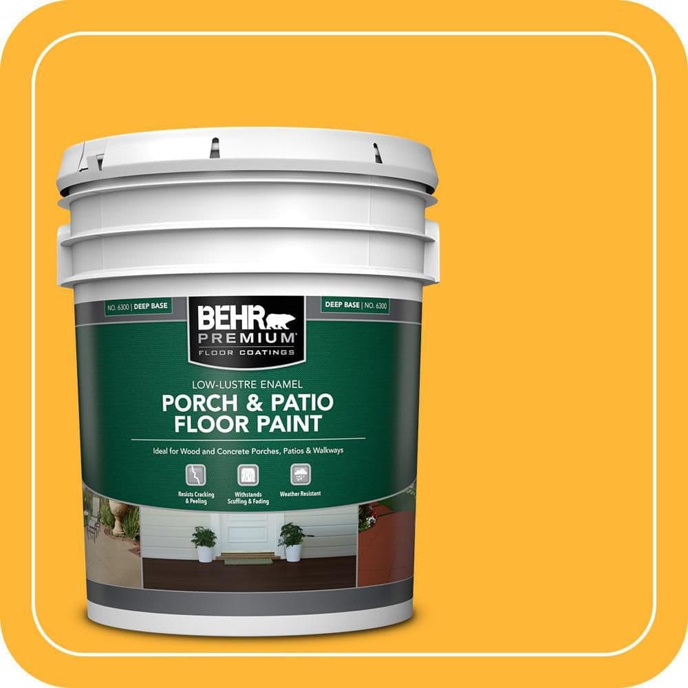 BEHR PREMIUM #P270-6 Textured Low-Lustre Enamel Interior/Exterior Porch and Patio Anti-Slip Floor Paint (1)