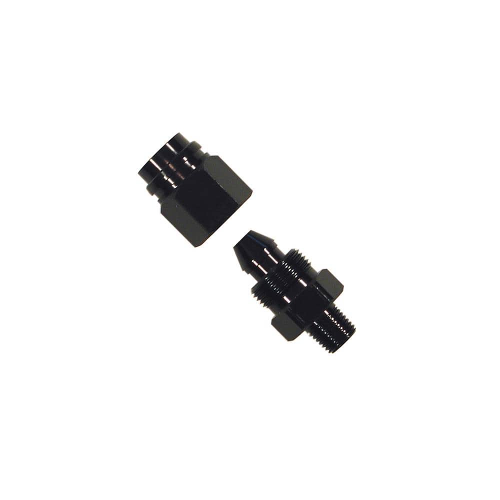 Primefit 3/8 in. Hybrid Air Hose Field Repairable End 1/4 in. Male NPT for Quick Repair
