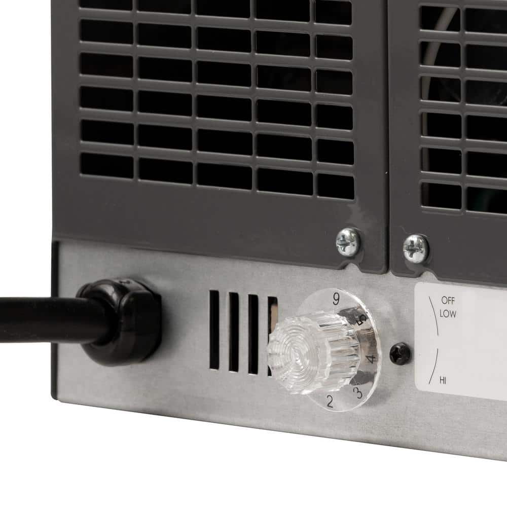 Cadet 240-volt 4,000-watt Garage/Workshop Fan-forced Electric Heater in Grey with Built-in Thermostat (3)