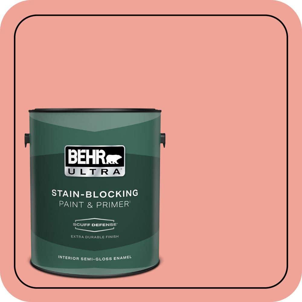BEHR PREMIUM PLUS #170D-4 Peach Tile Enamel Low Odor & Primer (1)
