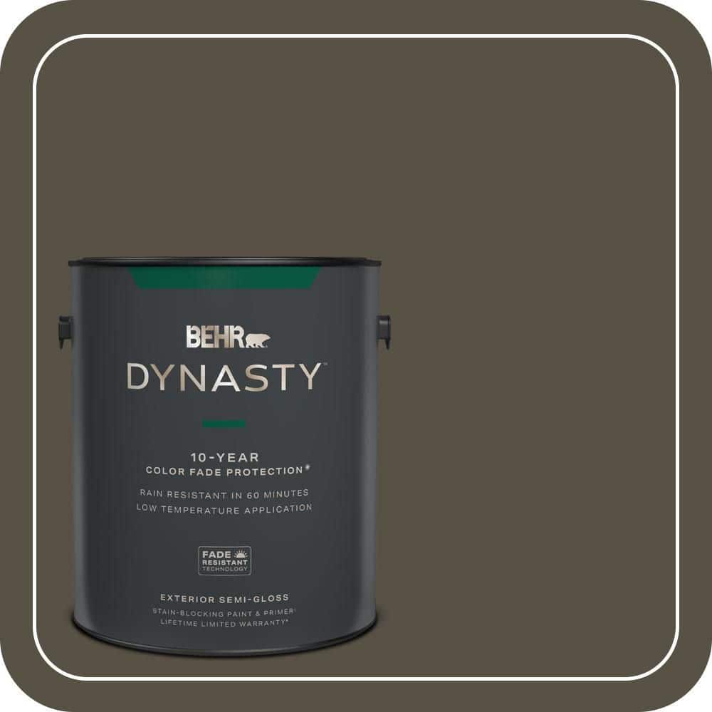 BEHR DYNASTY 1 gal. #S-H-770 Bridgewood Semi-Gloss Exterior Stain-Blocking Paint & Primer