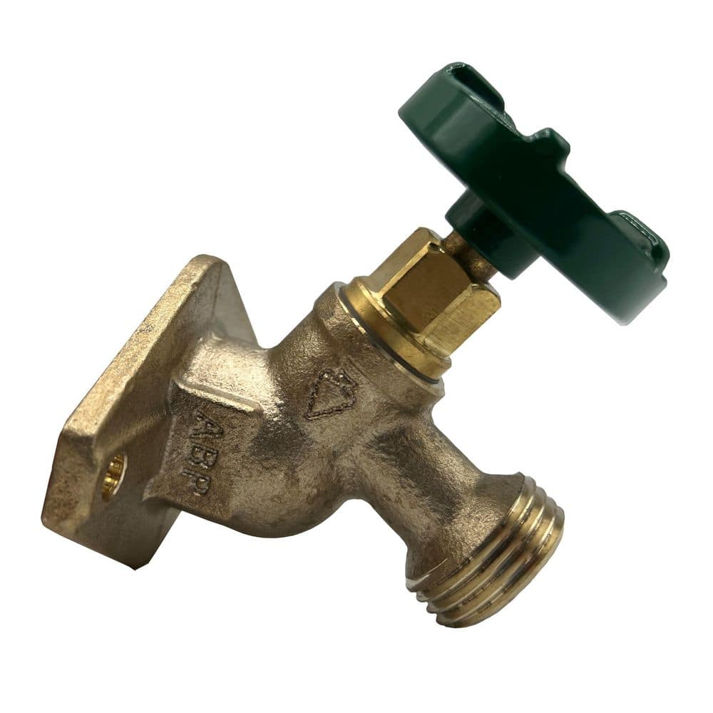Arrowhead Brass 3/4 in. FIP x 3/4 in. MHT HEAVY DUTY Multi-Turn No-Kink XL Flange Sillcock (2)