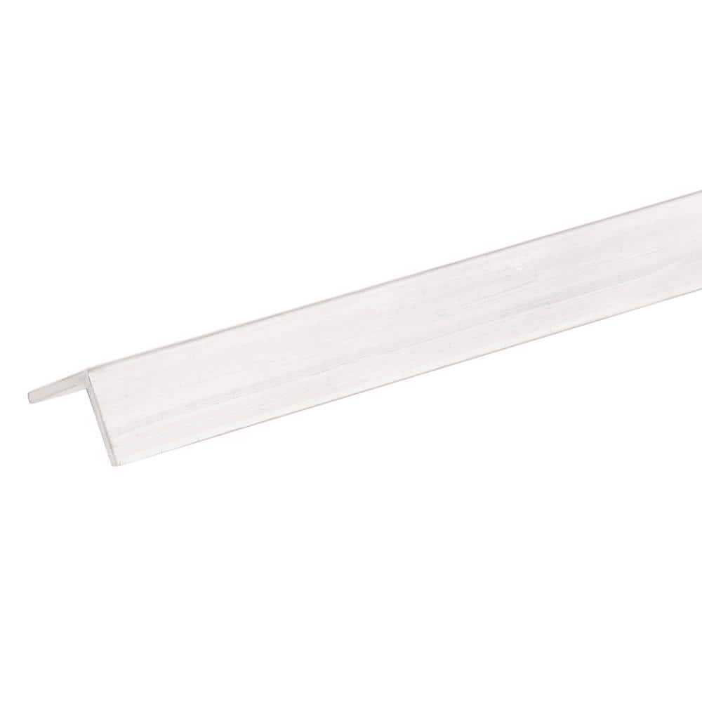 Everbilt 1/2 in. x 3 ft. - 1/16 in. Thick Aluminum Angle (4)