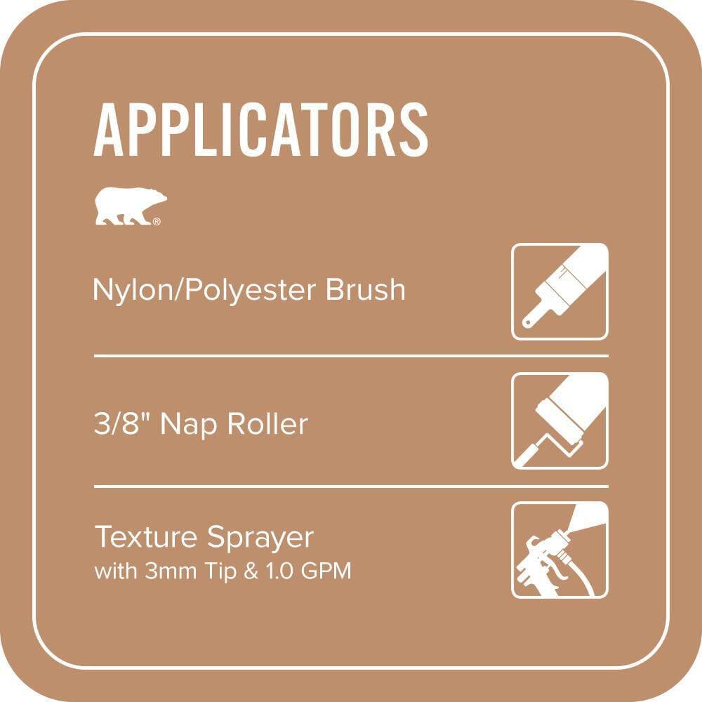 BEHR PREMIUM 1 gal. #MS-10 Desert Shade Textured Low-Lustre Enamel Interior/Exterior Porch and Patio Anti-Slip Floor Paint (4)