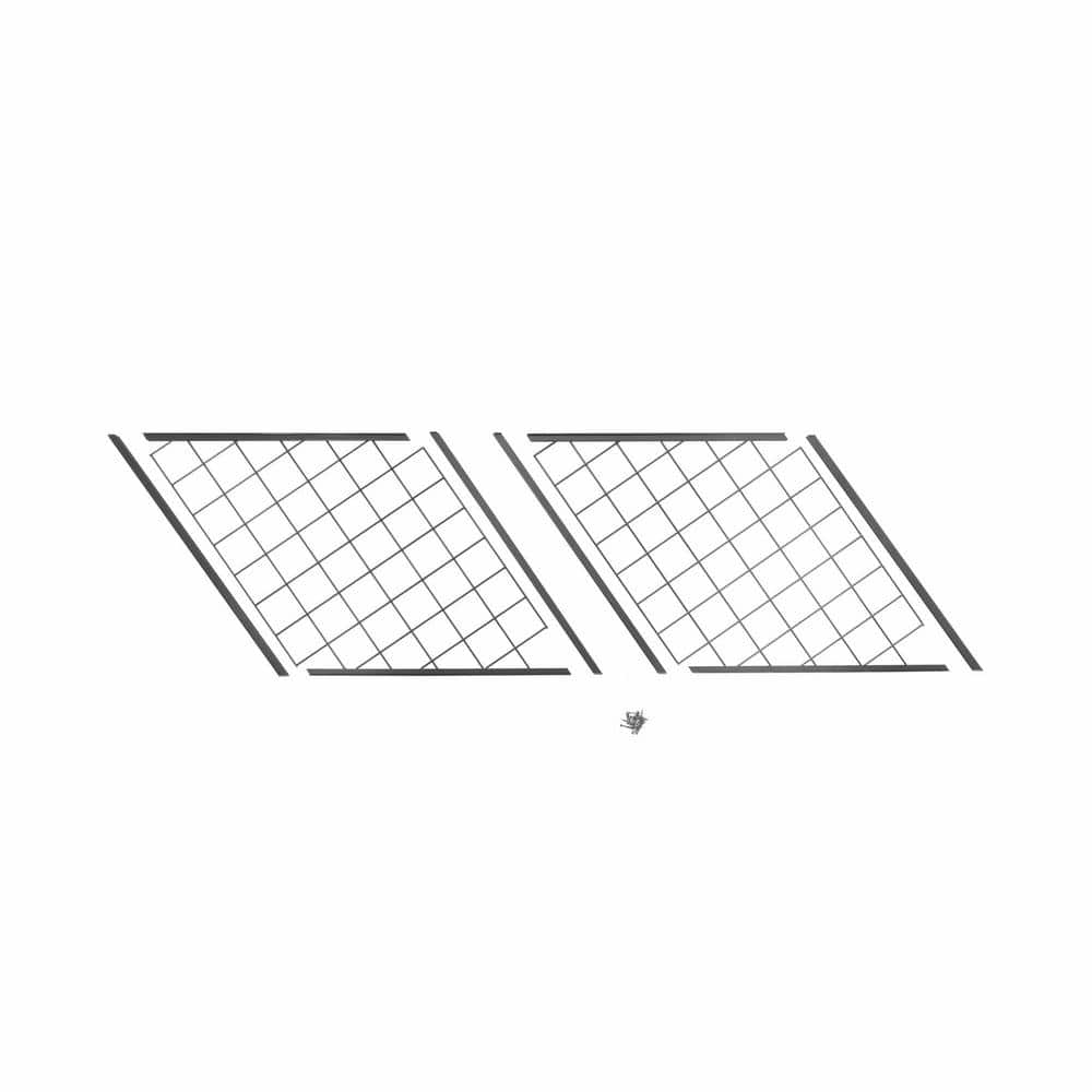 ProWood 21 in. H x 40 in. W Black Powder-Coated Hog Wire Metal Stair Panels Stair Railing Kit (1)