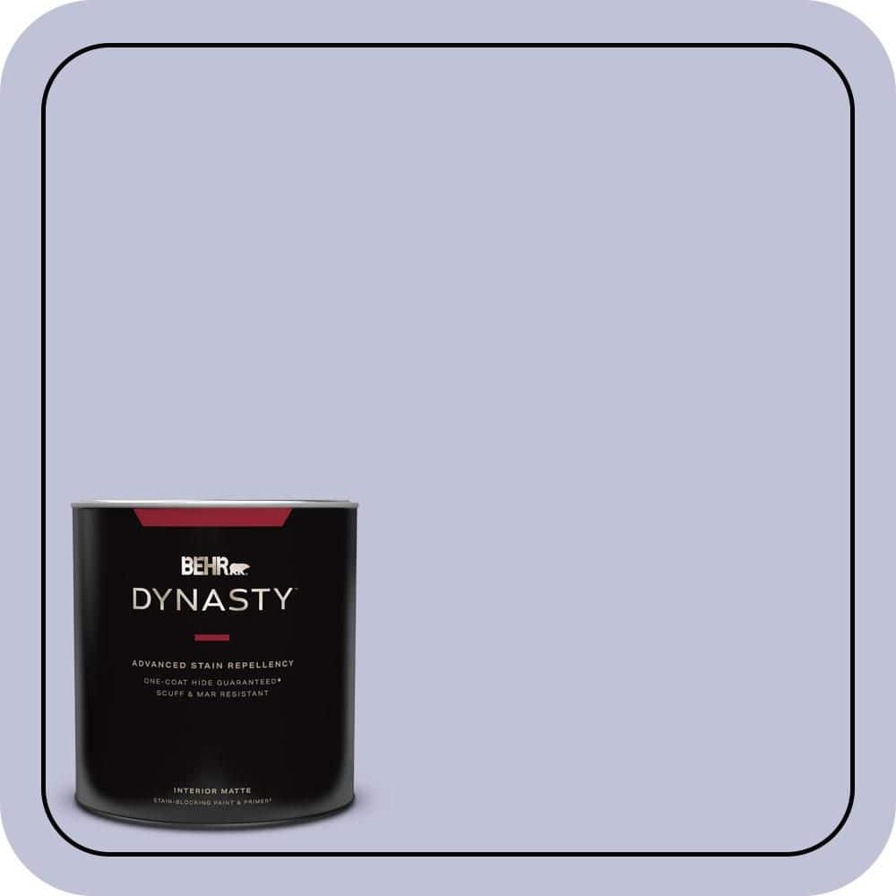 BEHR DYNASTY 1 Qt. #M550-3 Foxglove One-Coat Hide Matte Interior Stain-Blocking Paint & Primer