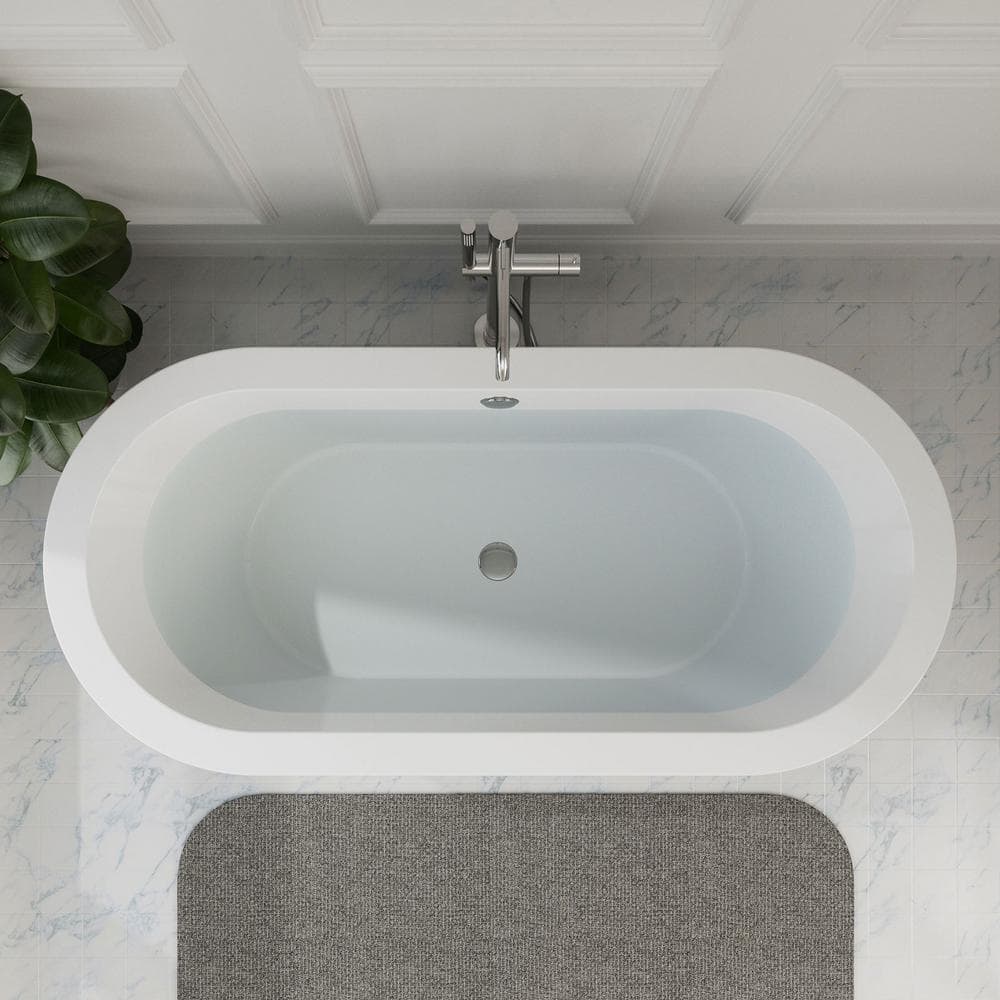 Empava Acrylic Freestanding Bathtub Flatbottom Deep Soaking Tub (2)