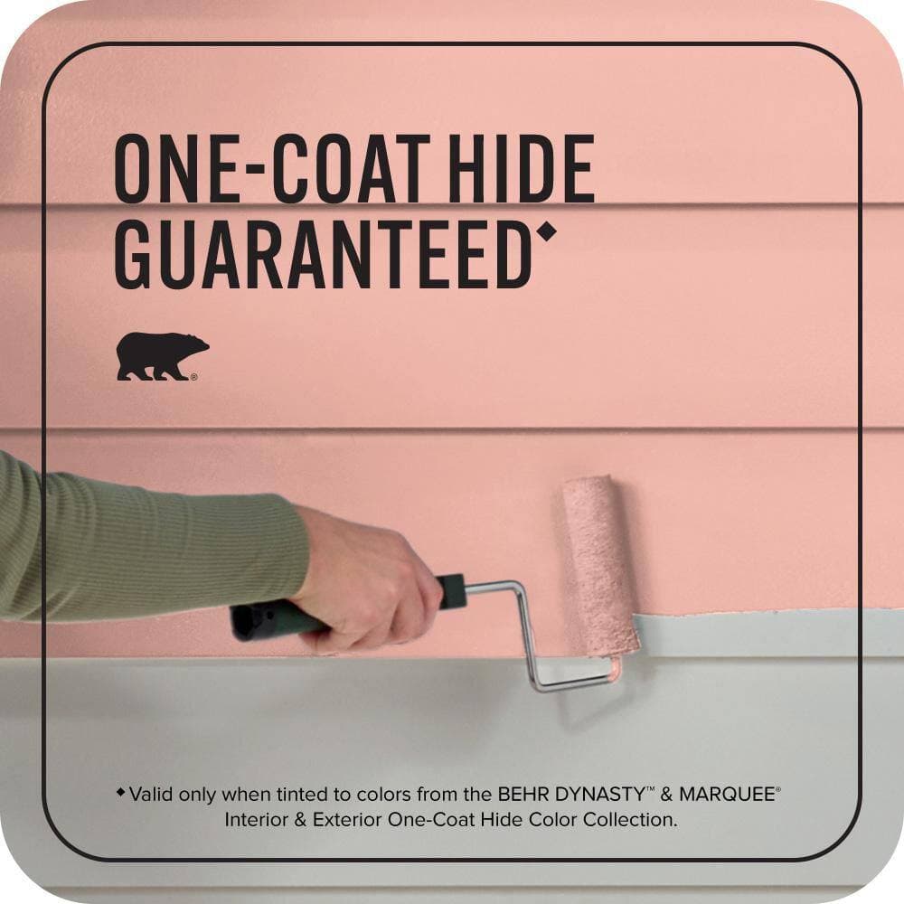 BEHR MARQUEE 1 gal. #P180-3 Pink Mimosa Flat Exterior Paint & Primer (3)
