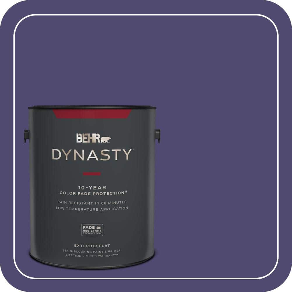 BEHR DYNASTY 1 gal. #T11-12 Harajuku Girl Flat Exterior Stain-Blocking Paint & Primer