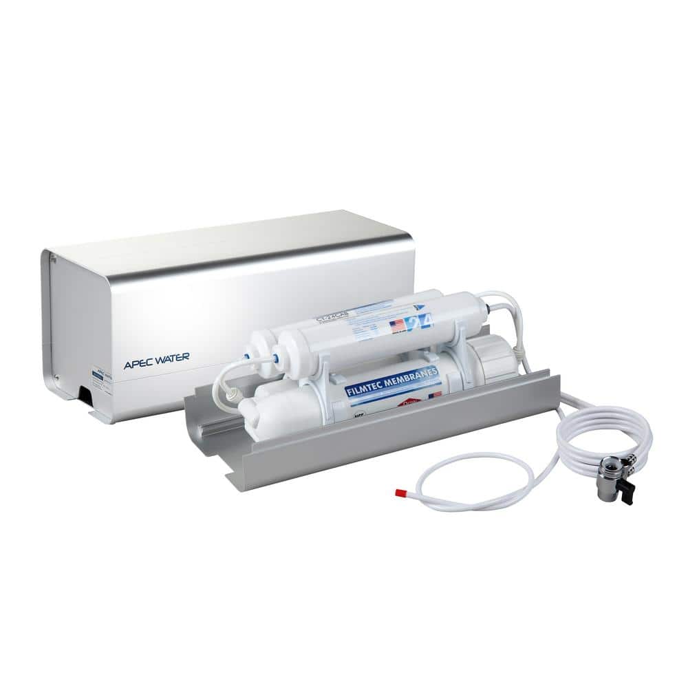 APEC Water Systems Ultimate Counter Top Reverse Osmosis Water Filtration System with Case 90 GPD 4-Stage Portable and Installation-Free (2)