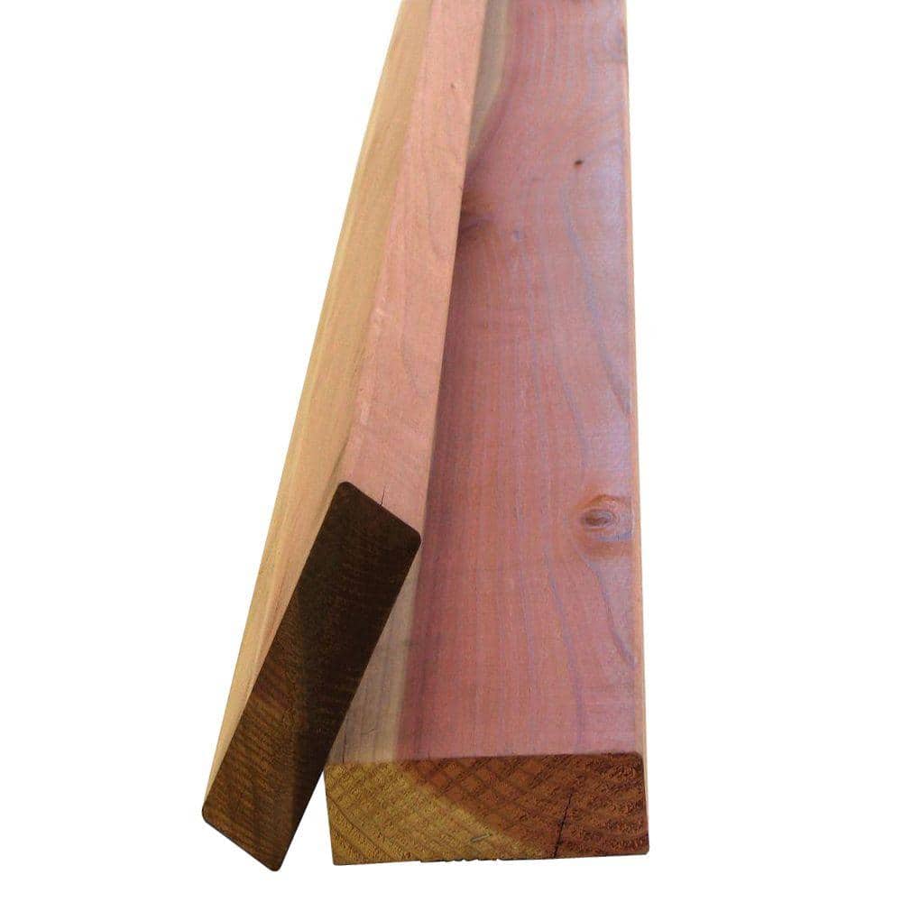 Mendocino Forest Products 2 in. x 4 in. x 16 ft. Construction Common Redwood Board