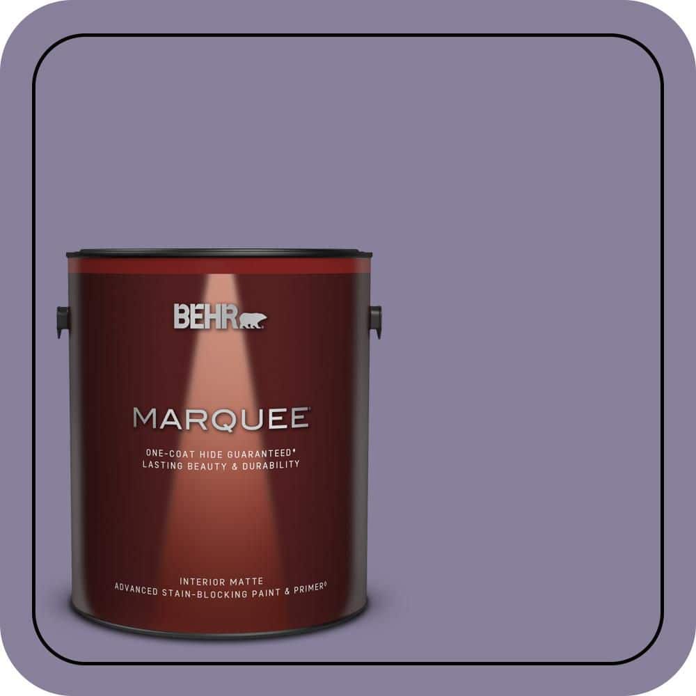 BEHR MARQUEE 1 gal. #S570-5 Live Jazz One-Coat Hide Matte Interior Paint & Primer (1)